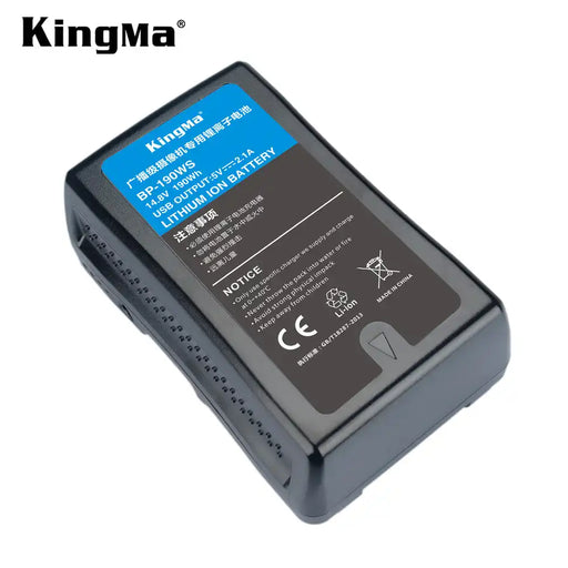 [KingMa] Battery BP-190WS / BP190WS / BP-190 / BP190 / BP-190W / BP190W / V-Mount / V Mount
