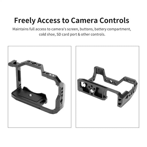 [Kingma] Camera Cage For Sony a6700 Mirrorless | Built - in Swiss QR Plate Arca Multi - function Mounting Points Cold