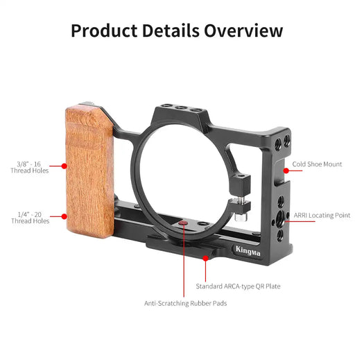 [KingMa] Lightweight Multi - Function Camera Cage for Sony ZV1 / ZV - 1 - Cages