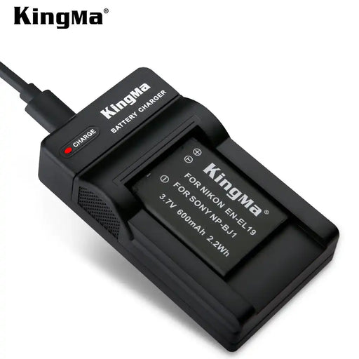 [KingMa] EN - EL19 and Sony NP - BJ1 Camera Replacement Battery Charger Kit - EN EL19 ENEL19 &