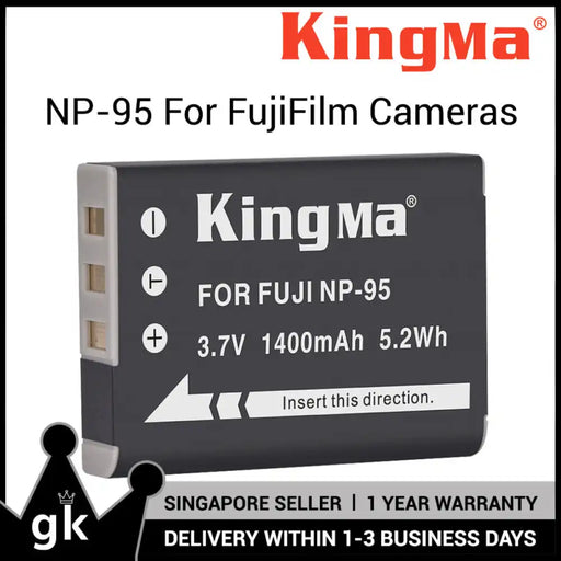Fujifilm NP - 95 1400mAh Replacement Battery - 1