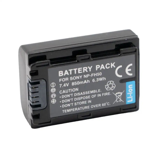 Sony NP - FH50 850mAh Replacement Battery - Camera Batteries