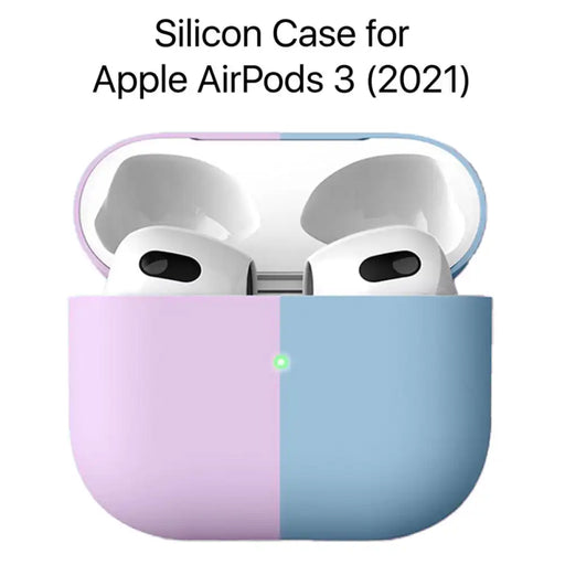 [NYZE] Liquid Silicone Case For Apple AirPods 3 Supports Wireless Charging - 1
