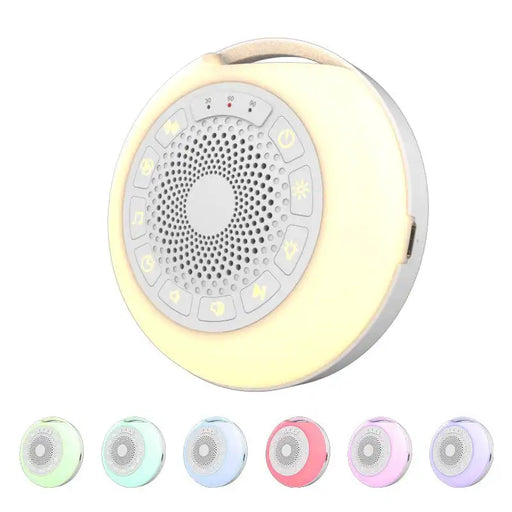 [NYZE] Portable Baby Sleep Soother | White Noise Machine with 26 Soothing Sounds and 7 Color LED
