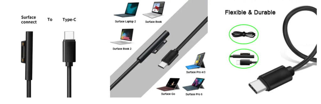 Gadget King Asia - Surface Pro to Type-C Cable