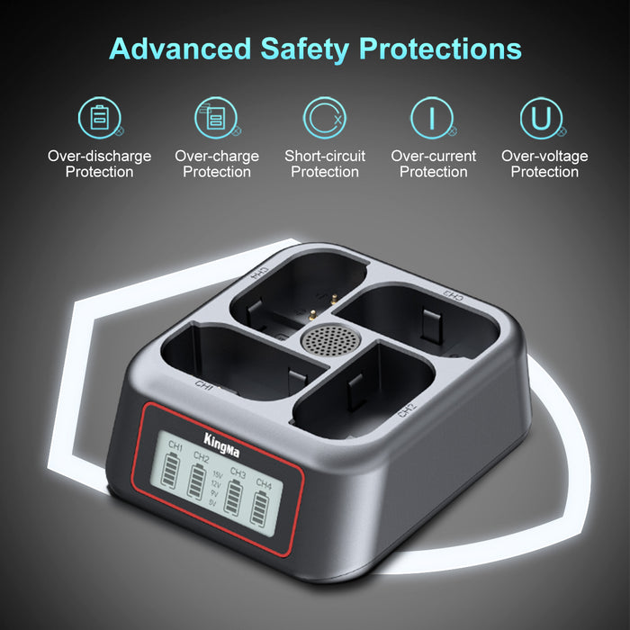 DMW-BLK22 4-Slot Super Fast Charger for Panasonic Batteries