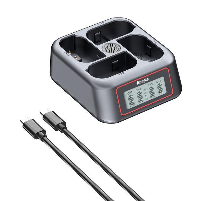 DMW-BLK22 4-Slot Super Fast Charger for Panasonic Batteries