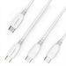2-Pack Type-C to Type-C Cables (White/Black) [RAVPower RP-CB009]-Cables-RAVPower-Gadget King Pte. Ltd.