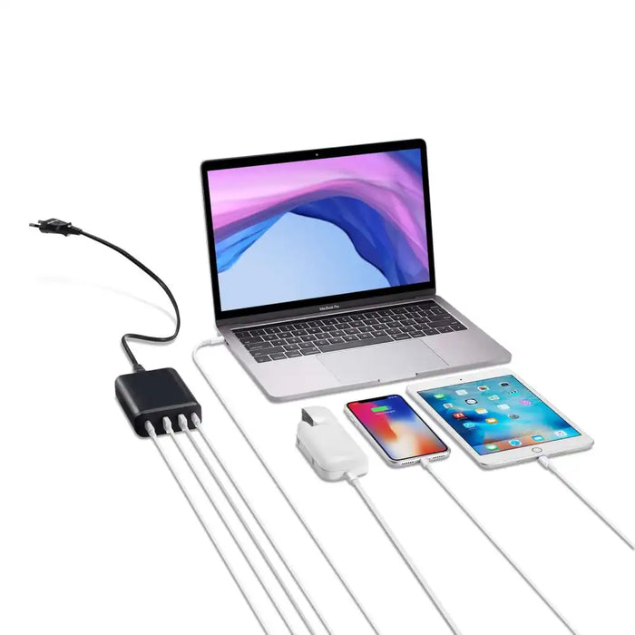 4 - port Dual USB - C PD Charger incorporates two 3.0 charging [PD9000]