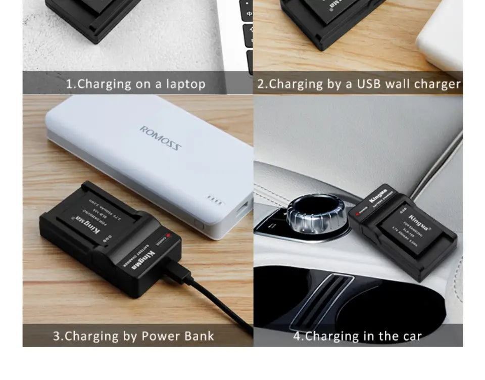 [KingMa] SLB - 10A Battery and Charger for Samsung EX2F HZ15W SL202 SL420 SL620 SL820 WB150F WB250F WB350F WB750 WB800F
