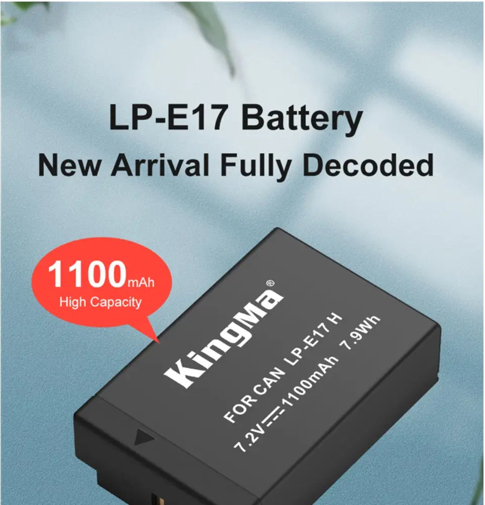 Canon LP - E17H 1100mAh Fully Decoded Replacement Battery