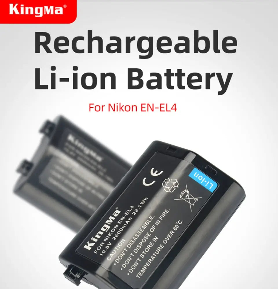 Nikon EN - EL4 2600mAh Replacement Battery