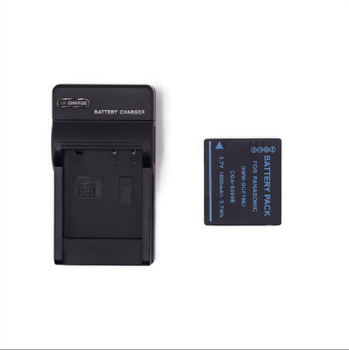 KingMa CGA-S009E/DMW-BCF10 | Panasonic | 1000mAh | Replacement Battery and Charger Set