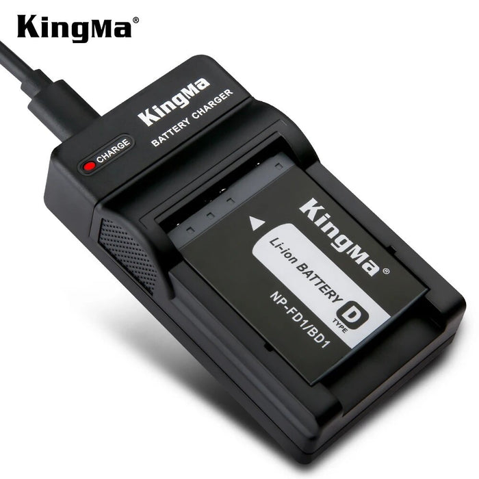 NP-BD1 / NP-FD1 Replacement Battery and Charger Set for Sony Camera