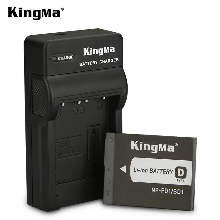 NP-BD1 / NP-FD1 Replacement Battery and Charger Set for Sony Camera