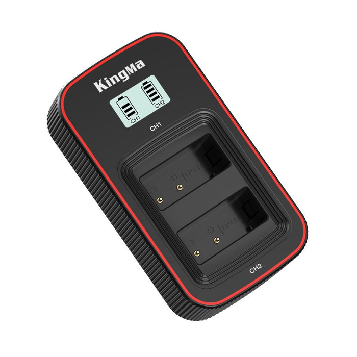 LP-E17 Fully Decoded Replacement Battery and LCD Dual Charger Set for Canon Cameras using LPE17 / LP E17 Batteries