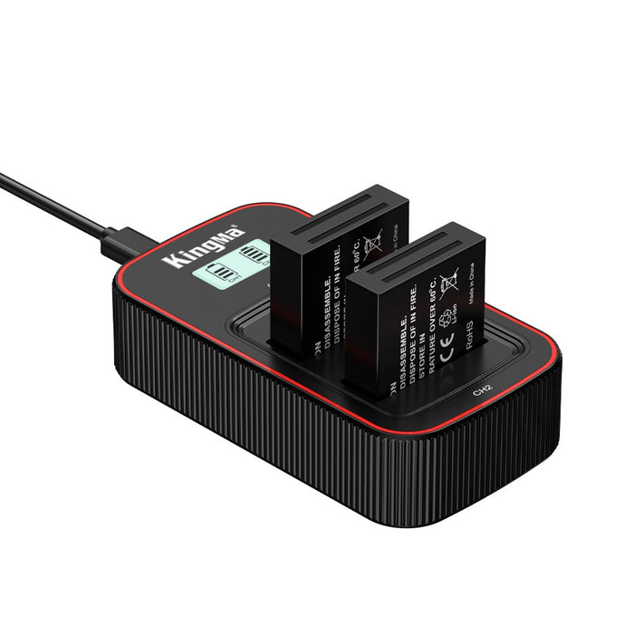 DB-120 Replacement Battery / Set / LCD Dual Charger for Ricoh GR4 Camera