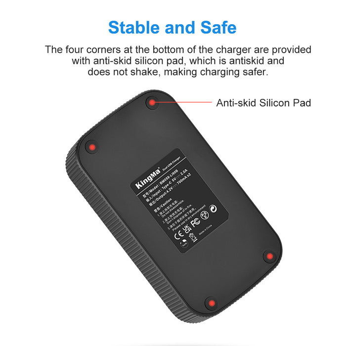 KingMa Li90B & Li92B Set | Olympus | 1100mAh Battery | Dual Charger