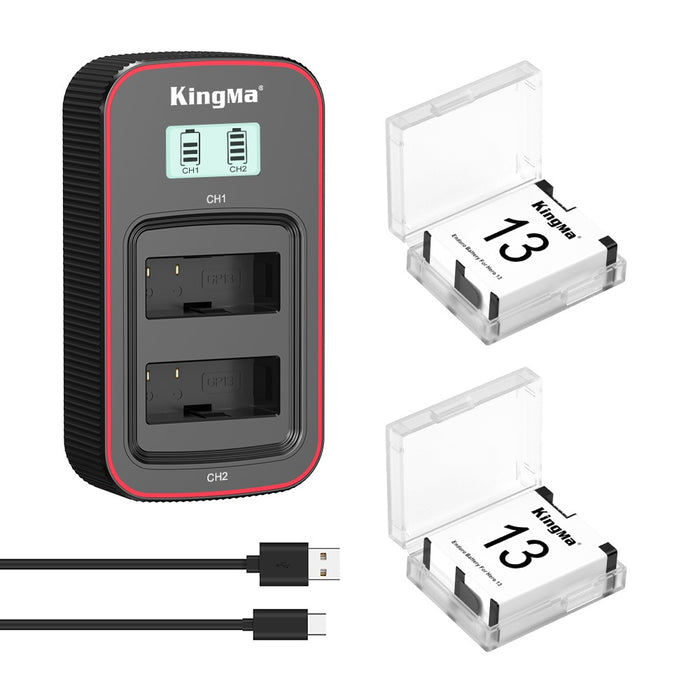 [KingMa] GoPro Hero 13 (Cold) Enduro Camera Replacement Battery / Set / Charger