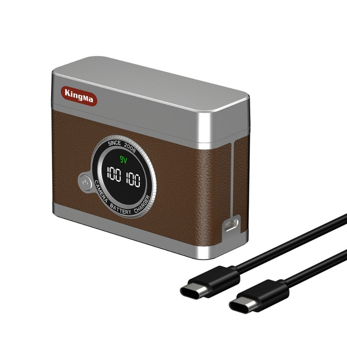 2-in-1 Battery Charging Case for NP-FW50 / LP-E12 / LP-E17 / NP-W126 Batteries