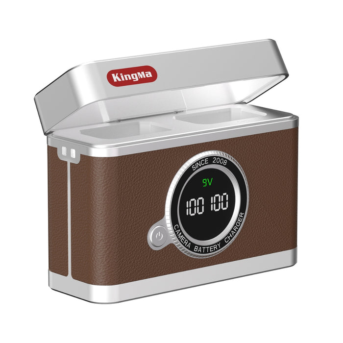 2-in-1 Battery Charging Case for NP-FW50 / LP-E12 / LP-E17 / NP-W126 Batteries