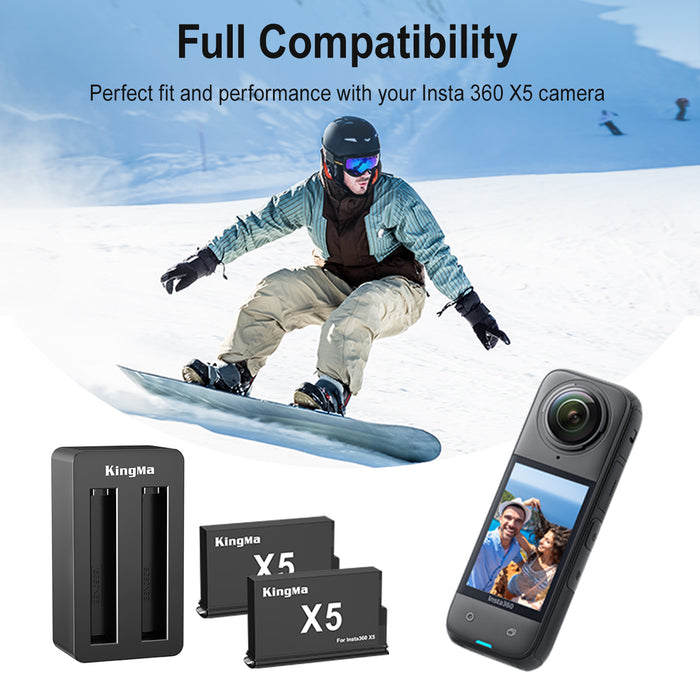 Insta360 One X5 Replacement Battery and Charger