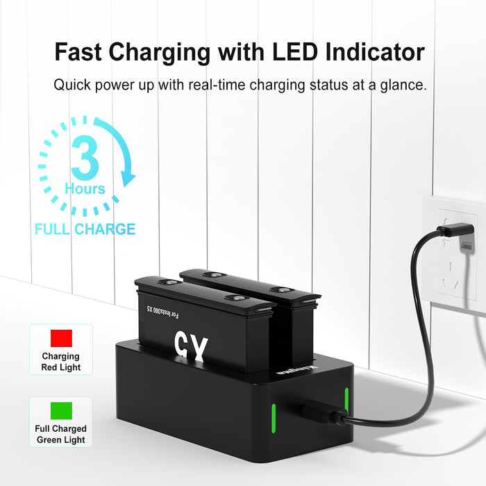Insta360 One X5 Replacement Battery and Charger