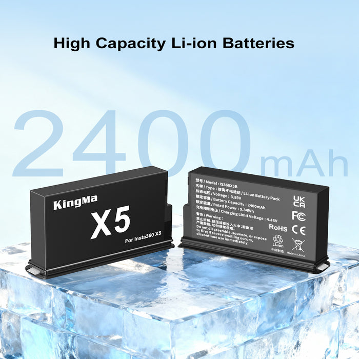 Insta360 One X5 Replacement Battery and Charger
