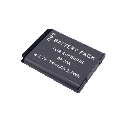 BP70A Replacement Battery and Charger Set for Samsung Camera