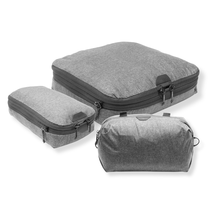 Shoe Pouch & Packing Cube Travel Bundle