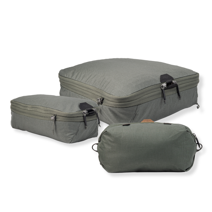 Shoe Pouch & Packing Cube Travel Bundle