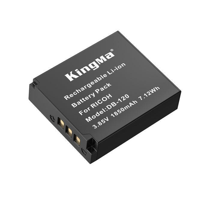 DB-120 Replacement Battery / Set / LCD Dual Charger for Ricoh GR4 Camera