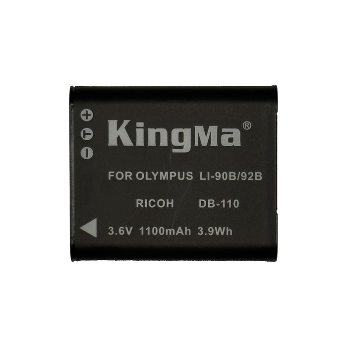 Li-90B / Li-92B Replacement Battery and Charger Set for Olympus Camera