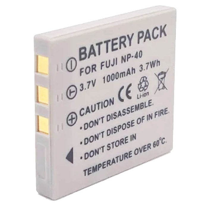 NP-40 / NP-40H Replacement Battery for Fujifilm Camera