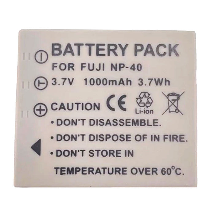 NP-40 / NP-40H Replacement Battery for Fujifilm Camera