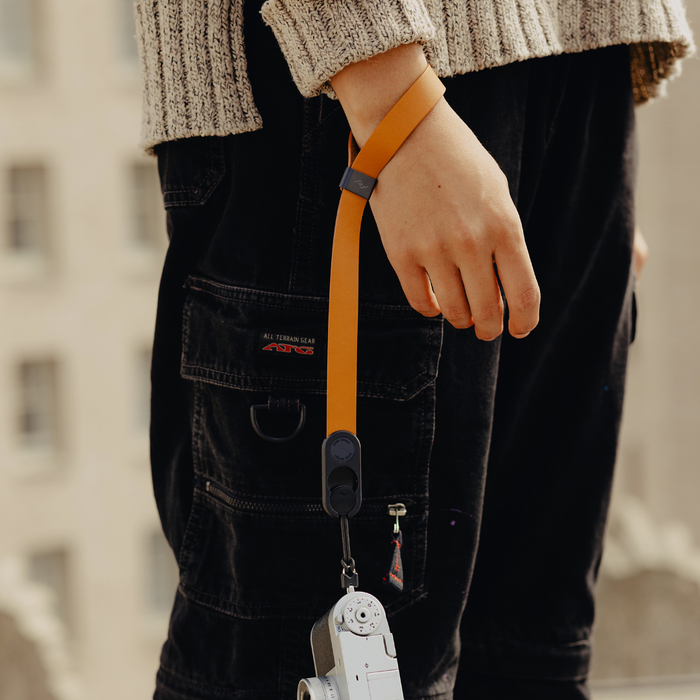 Cuff Leather Camera Wrist Strap