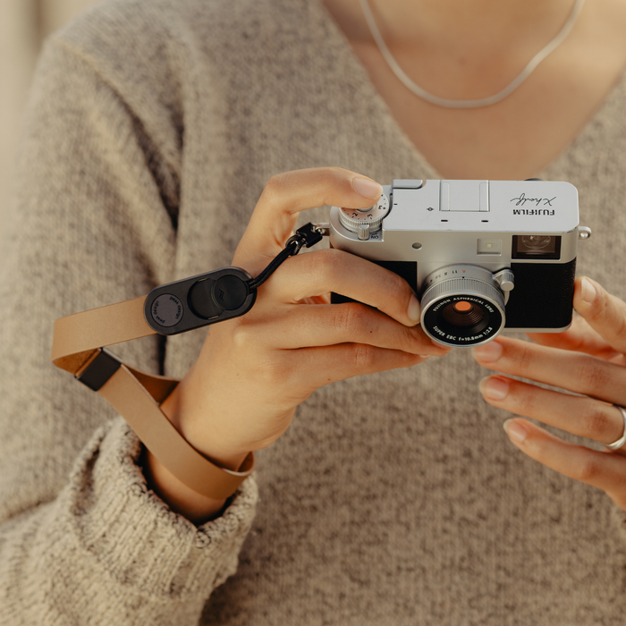 Cuff Leather Camera Wrist Strap