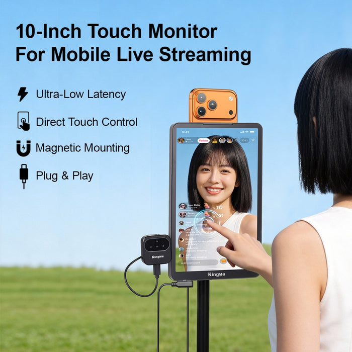 10 inch Touch Monitor for Mobile Phone Live Streaming
