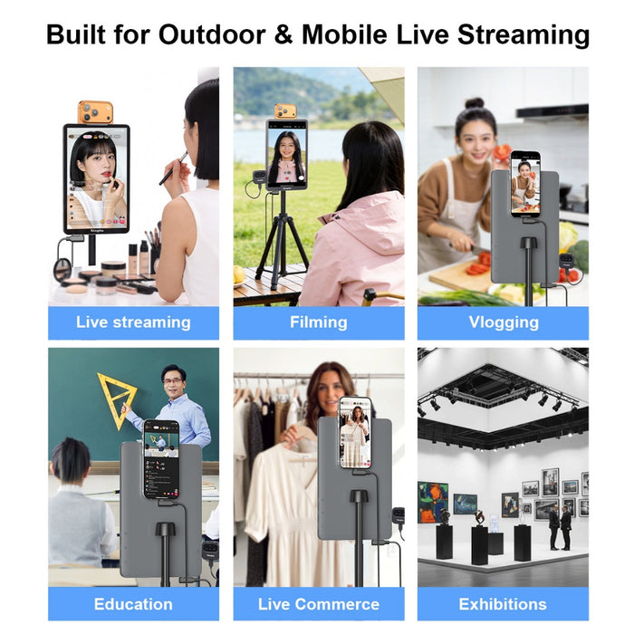 10 inch Touch Monitor for Mobile Phone Live Streaming