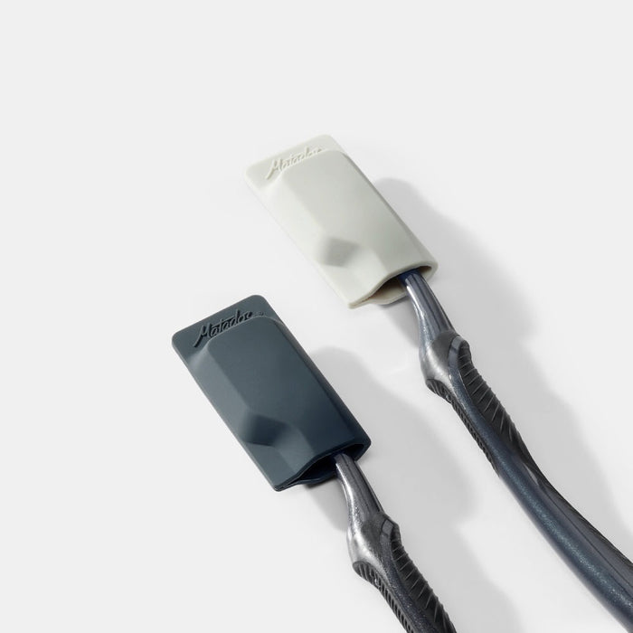 Toothbrush Caps (2-Pack) - Black / White