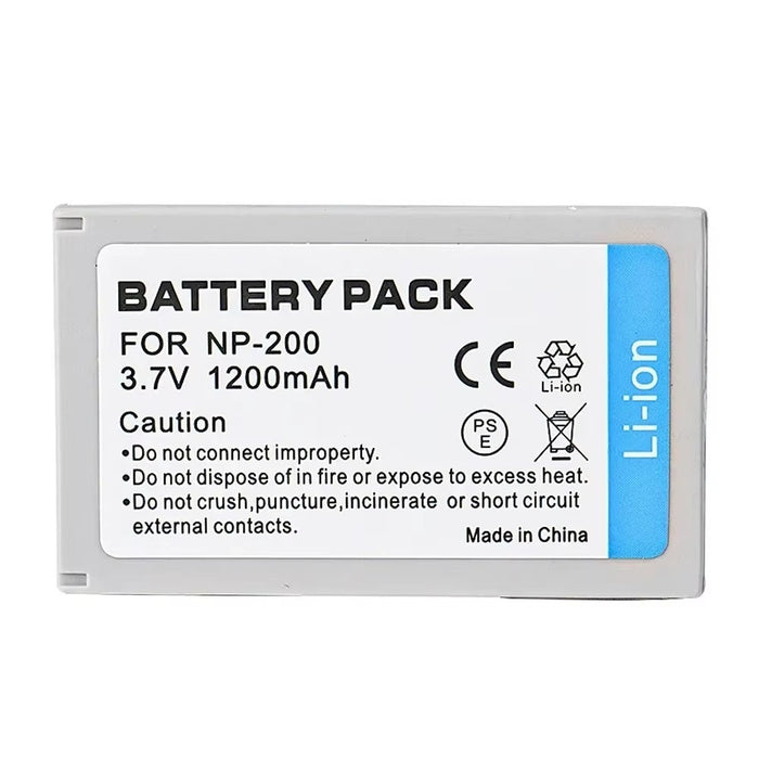 NP-200 1200mAh Replacement Battery for Minolta Cameras using NP200 Battery