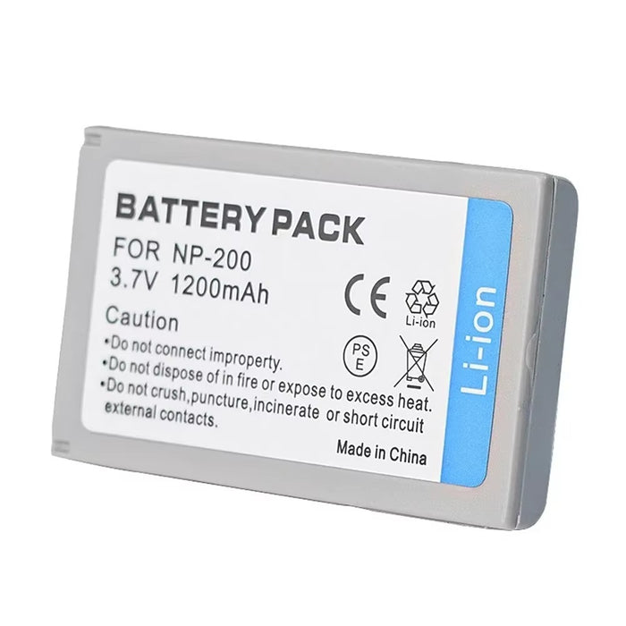 NP-200 1200mAh Replacement Battery for Minolta Cameras using NP200 Battery