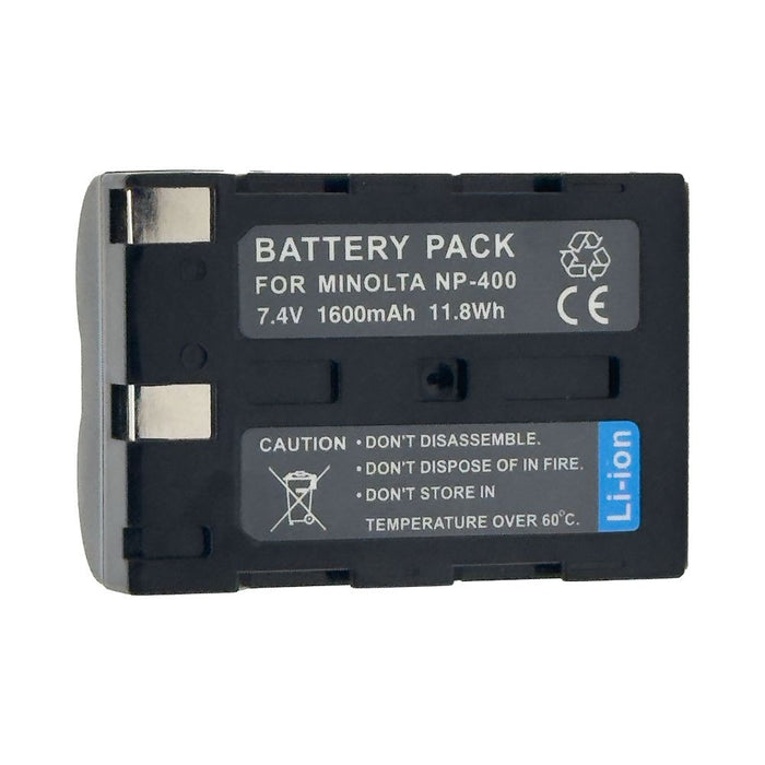 D-Li50 / NP-400 Replacement Battery and Charger Set for Pentax Camera