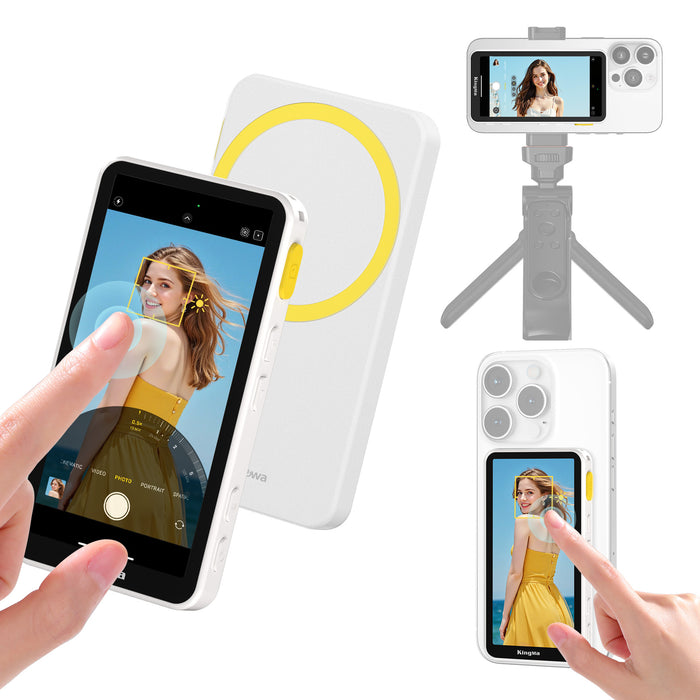 Magnetic Wireless Screen for Phone Vlogging and Selfies