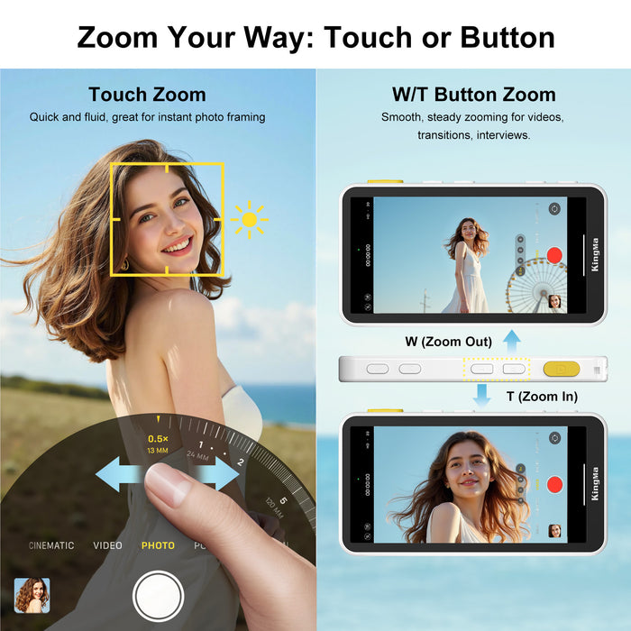 Magnetic Wireless Screen for Phone Vlogging and Selfies