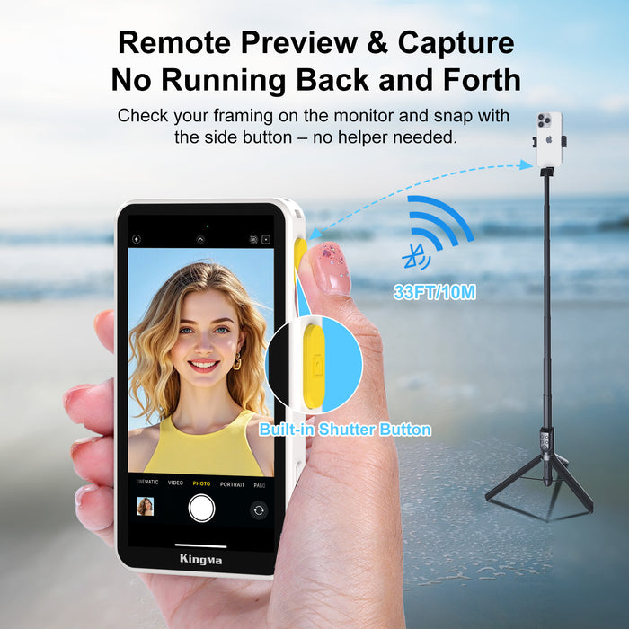 Magnetic Wireless Screen for Phone Vlogging and Selfies
