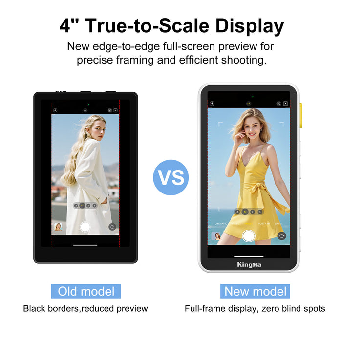 Magnetic Wireless Screen for Phone Vlogging and Selfies