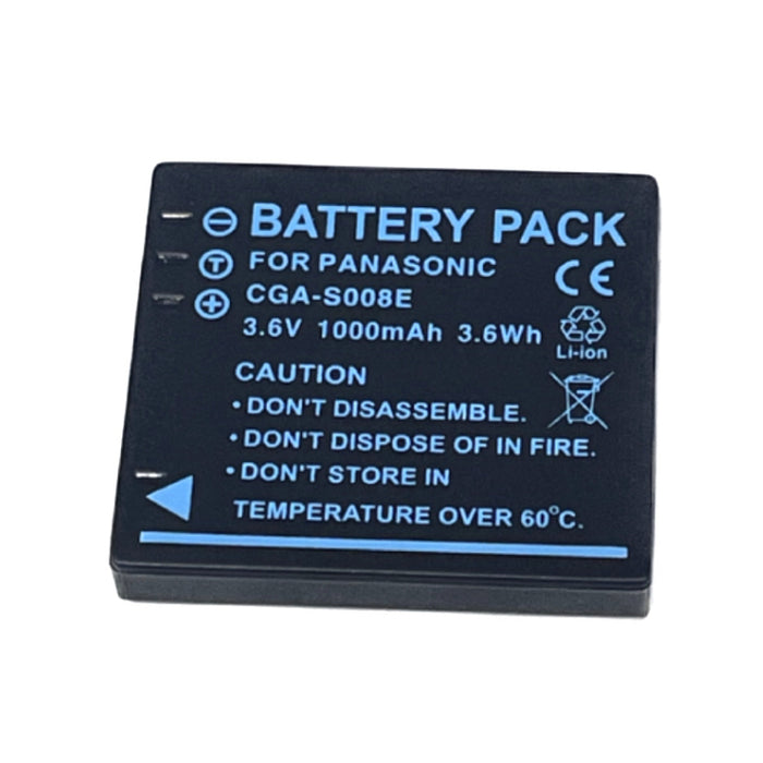 S008E / BCE10 / DB70 Replacement Battery for Panasonic and Ricoh Cameras