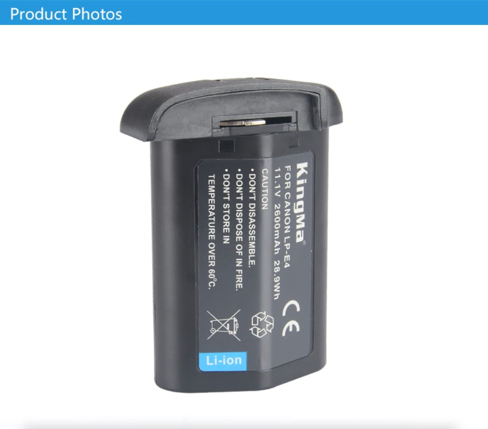 Canon LP - E4 2600mAh Replacement Battery