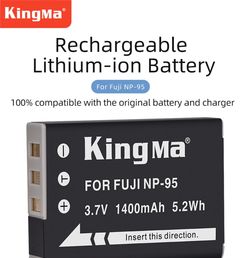 Fujifilm NP - 95 1400mAh Replacement Battery